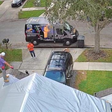 Storm and roof tarping service